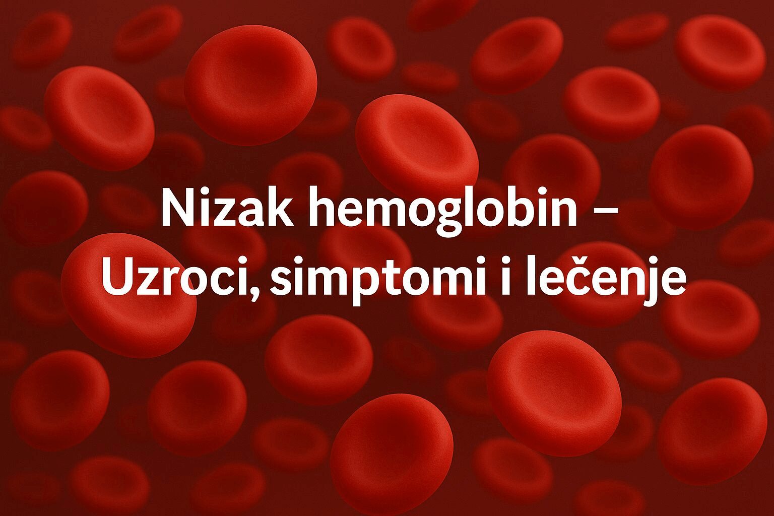Nizak hemoglobin – Uzroci, simptomi i lečenje